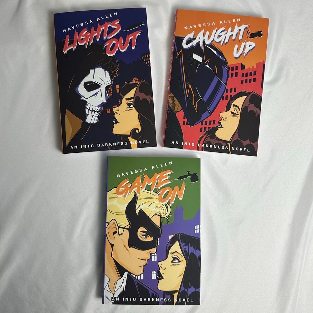 Navessa Allen Probably Smut SE Lights Out Caught Up Game On 3 Book Set NEW